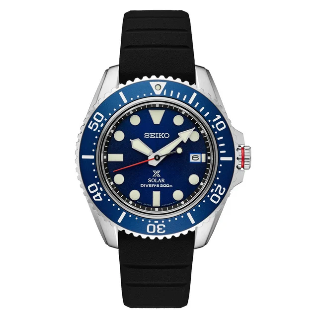 Seiko Prospex Solar Dive Watch with Sapphire Crystal and Blue Dial #SNE593 kol saati