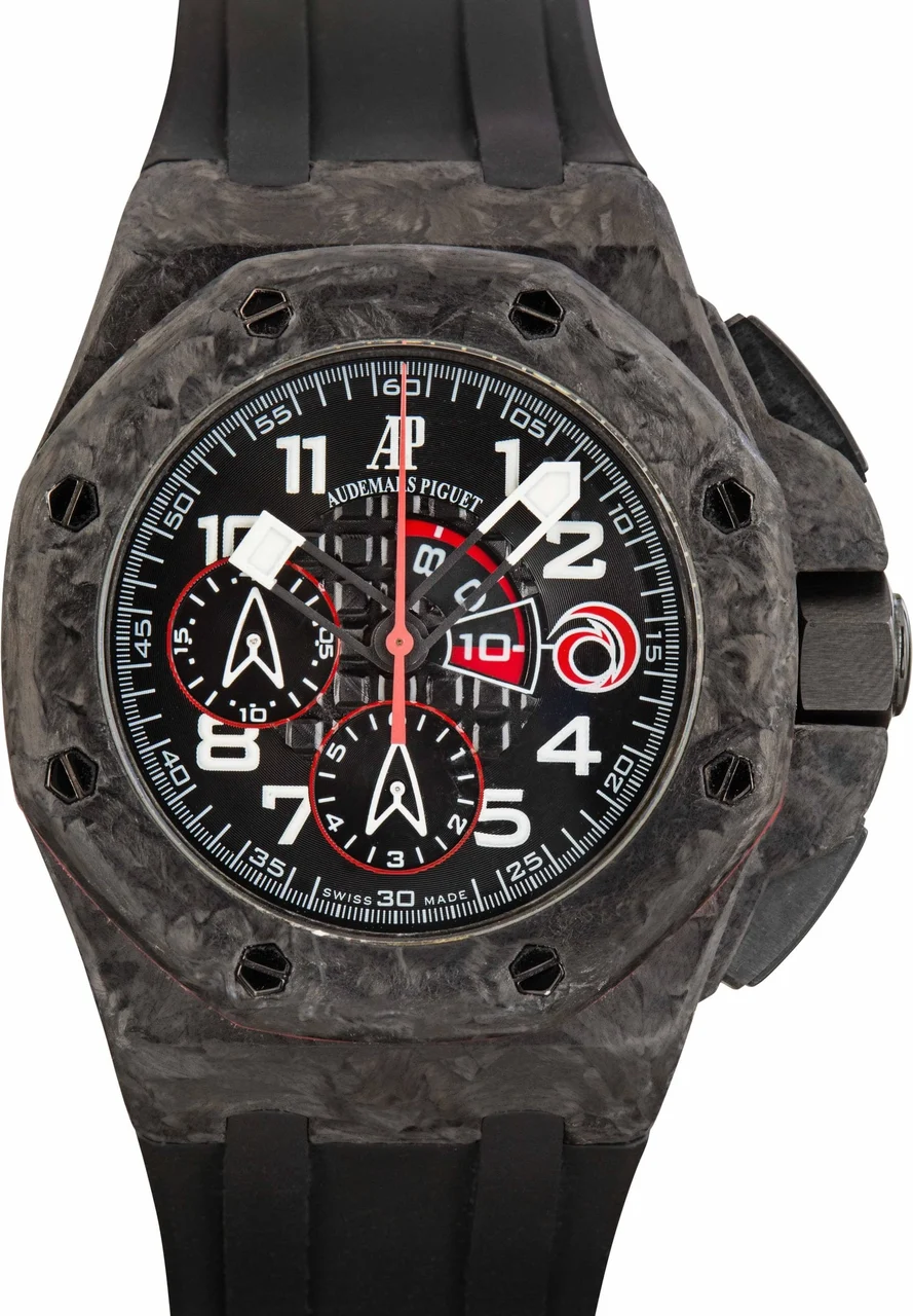 Audemars Piguet Royal Oak Offshore Chronograph Forged Carbon Team Alinghi 26062.FS.OO.A002.CA.01 kol saati