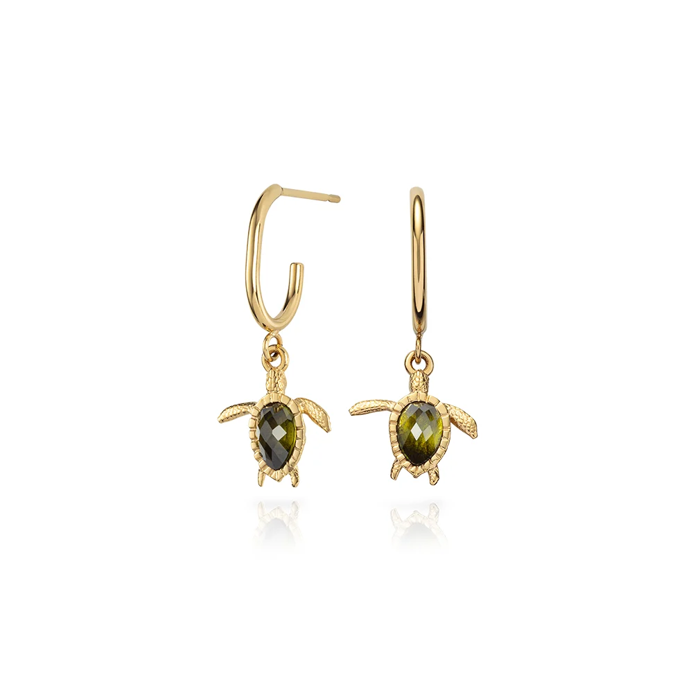 Default Turtle Hoops Ohrring Gold PH-JE-0180 kol saati