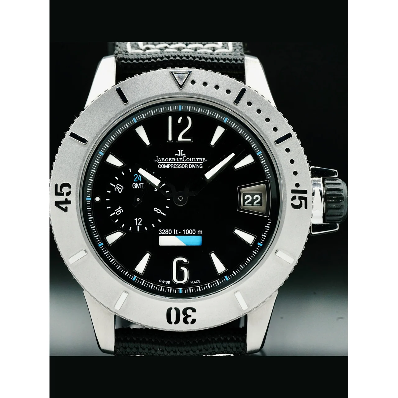 Jaeger-Lecoultre Jaeger LeCoultre Master Compressor GMT 160.T.05 210000028918 44 mm kol saati