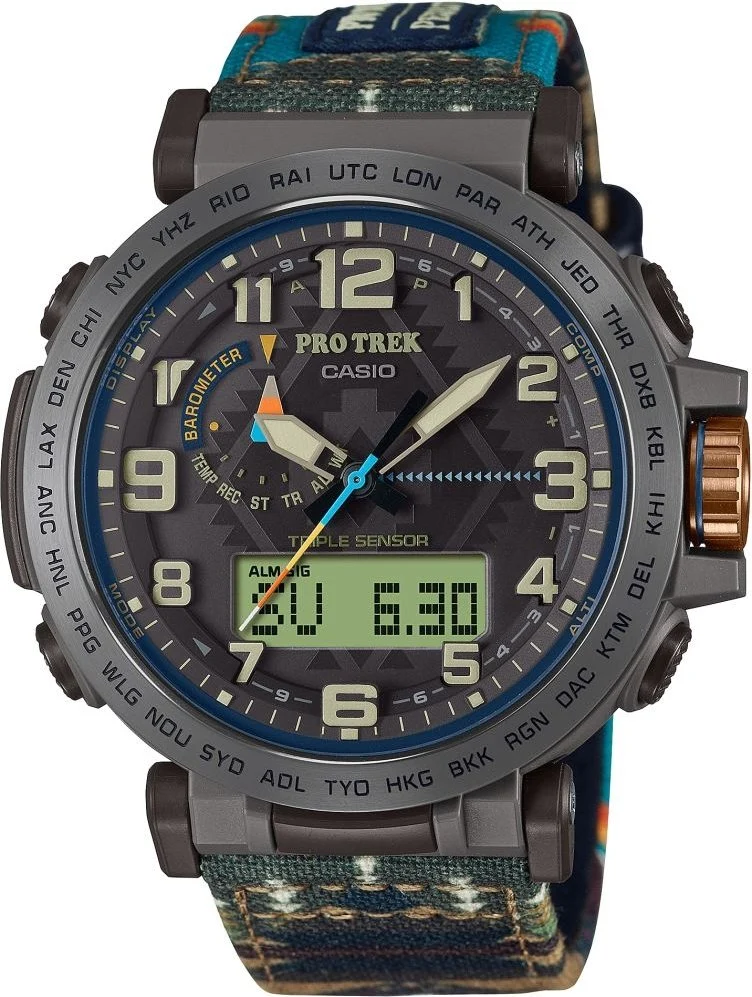 Casio Pro-trek PRG-601PE-5DR 51.5 mm kol saati