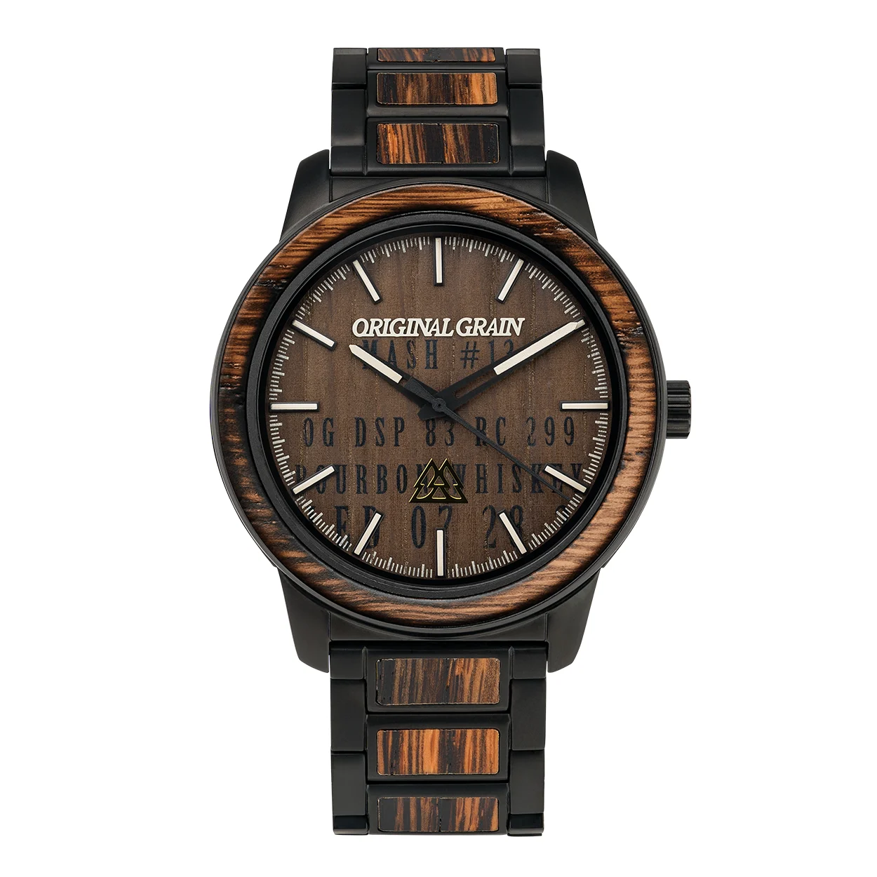 Original Grain Whiskey Barrel OG-12-WHCH-BLK 46 mm kol saati