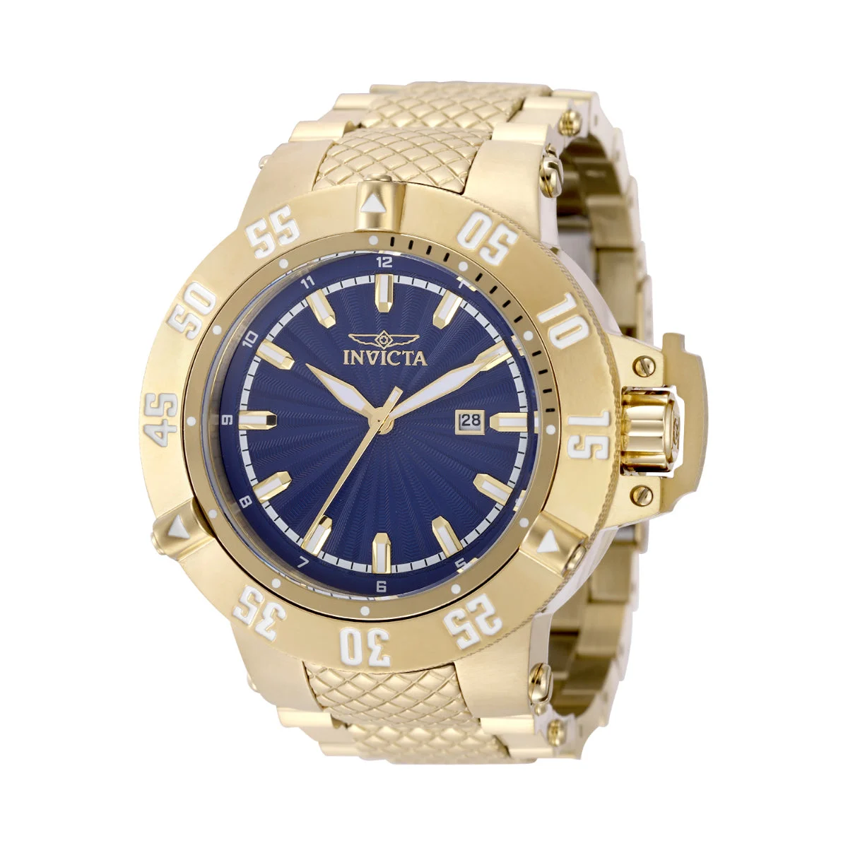 Invicta Subaqua Noma III Watch - 50mm. Gold (50051) 50 mm kol saati