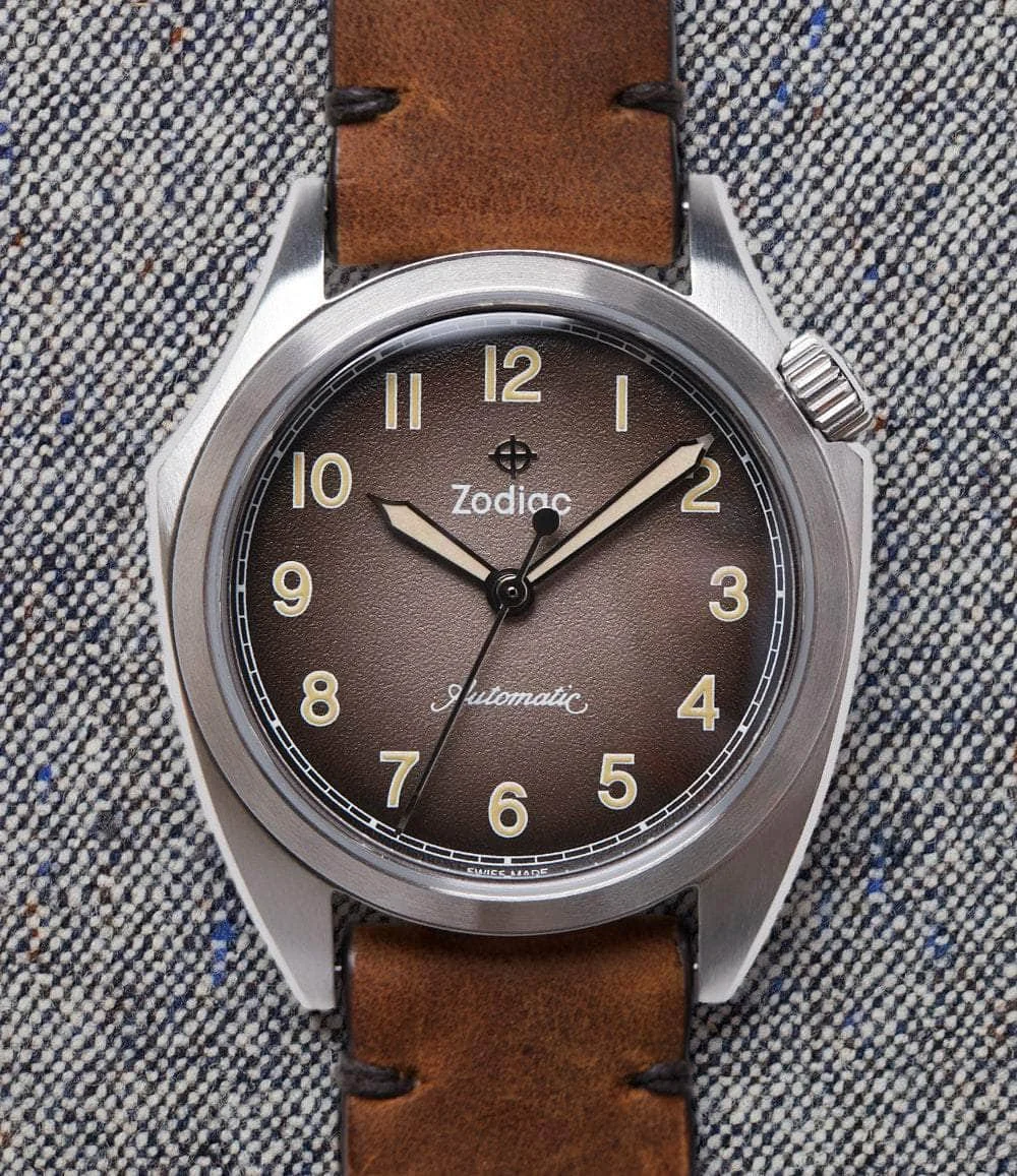 Zodiac Olympos Military Worn & Wound Edition ZO9710 40 mm kol saati