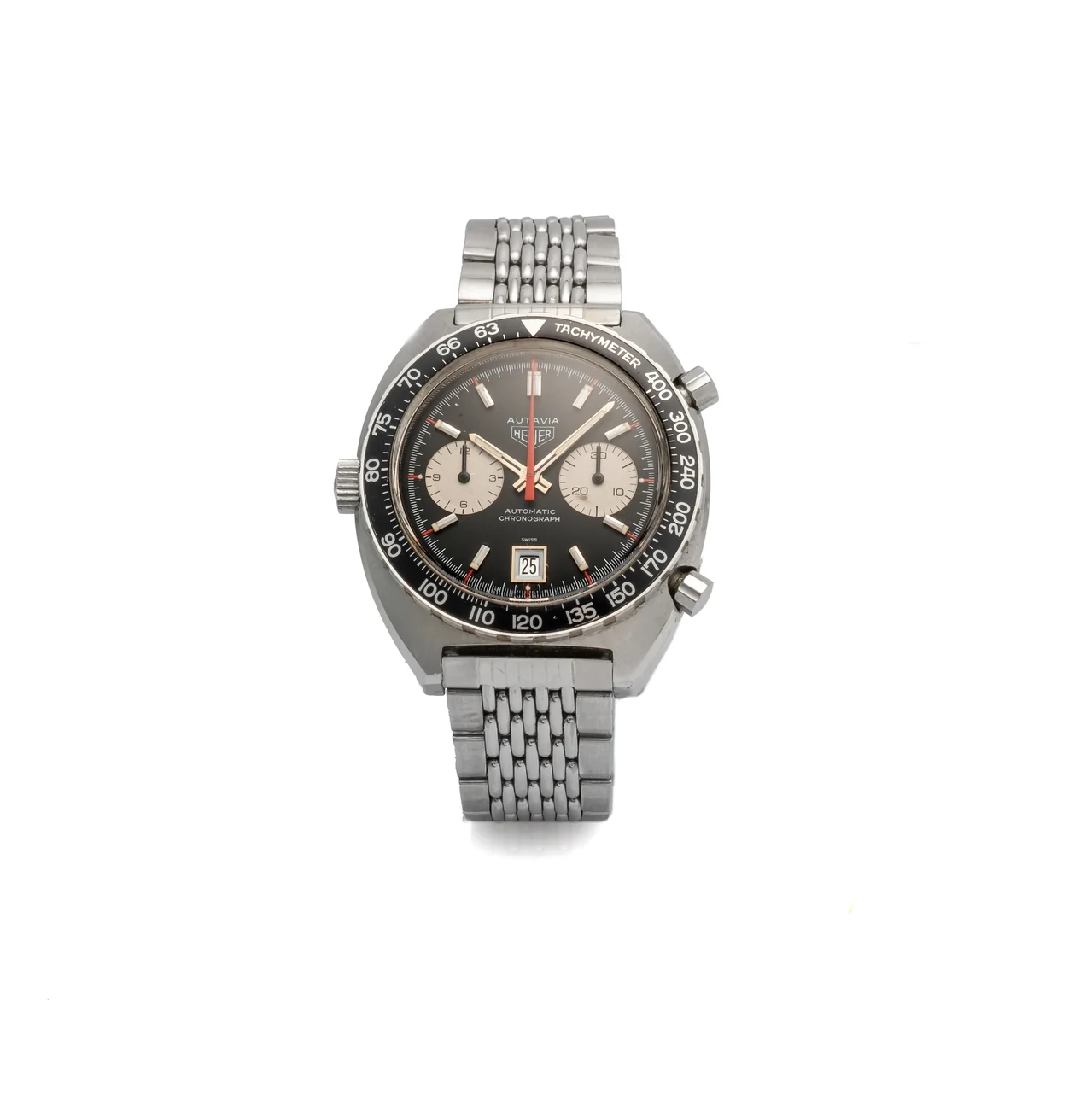 Nicknamed Derek Bell Heuer NICKNAMED DEREK BELL HEUER, REF. 1163, AUTAVIA, STEEL. kol saati