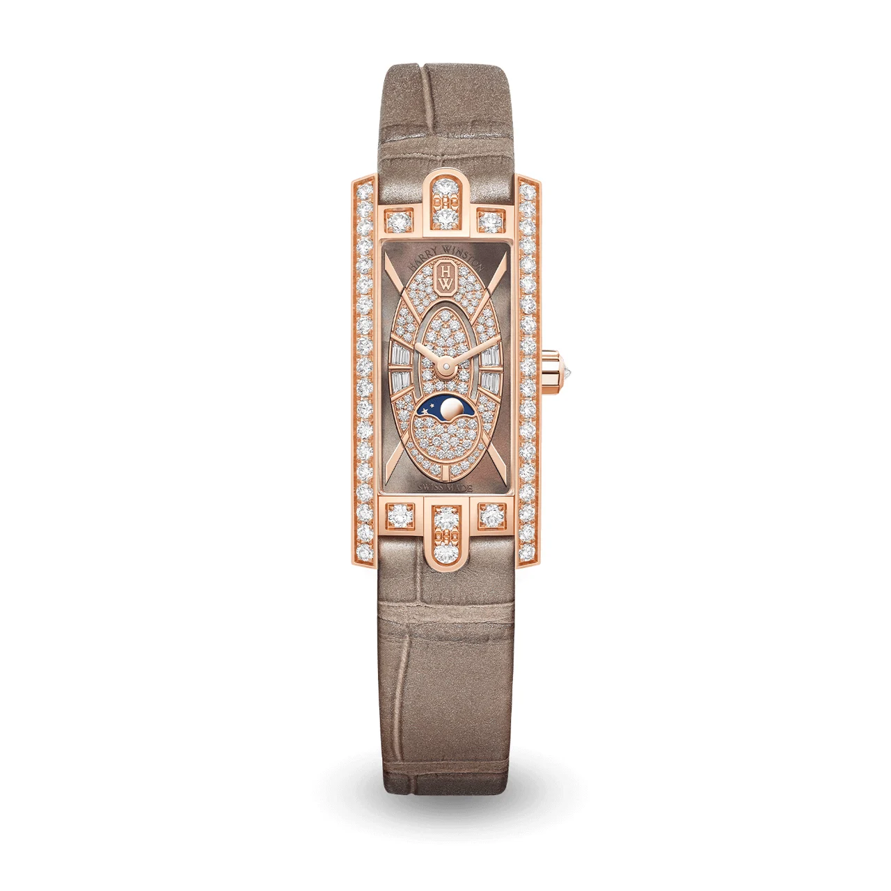 Harry Winston Avenue AVCQMP16RR004 32 mm kol saati