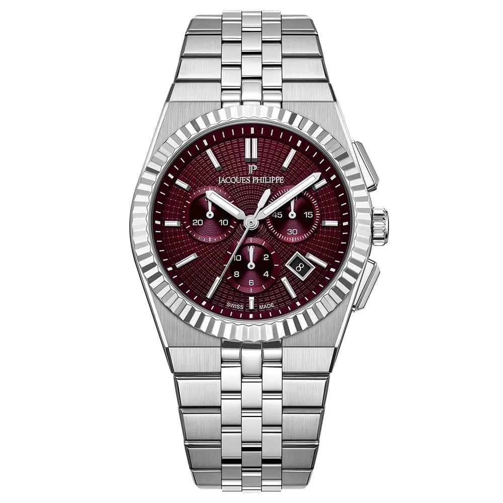Jacques Philippe JPQGC10513X6BRG 40 mm kol saati