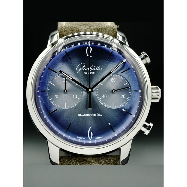 Glashutte Original Glashütte Original Sixties Chronograph Glacier Blue 1-39-34-04-22-04 21
