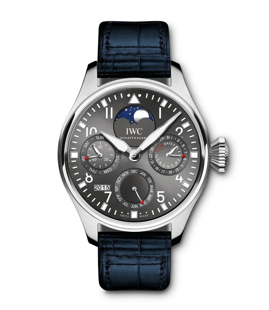 IWC Big Pilots Watch Perpetual Calendar Edition Boutique London IW502805 46.2 mm kol saati