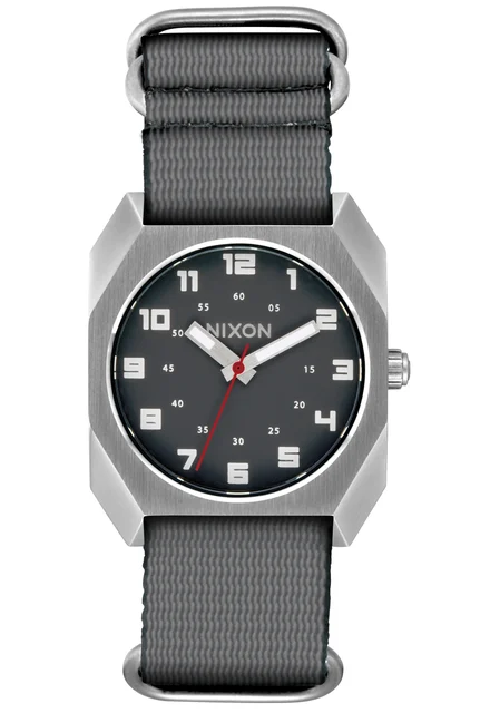 Nixon US Scout - Silver / Charcoal A1409-5258-00 kol saati
