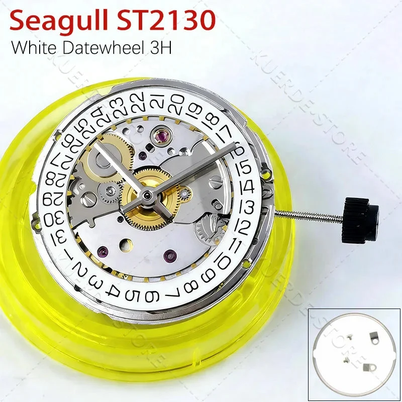 Tandorio Seagull ST2130 Automatic Movement 28 Jewels 28800 bph 48 Hours Replacement for ETA 2824 PT5000 12000058315176011 kol saati