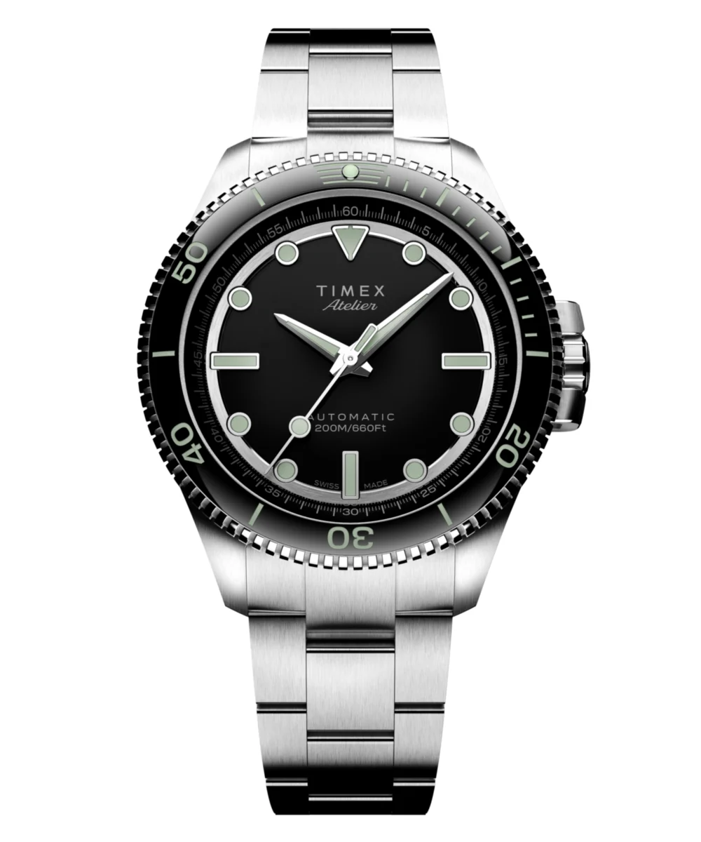 Timex Atelier Marine M1a 41mm Swiss Made Automatic Stainless Steel Bracelet TW2Y72500 41 mm kol saati
