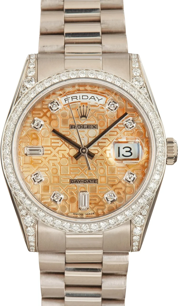 Rolex President Day-Date 118389 Jubilee Dial kol saati