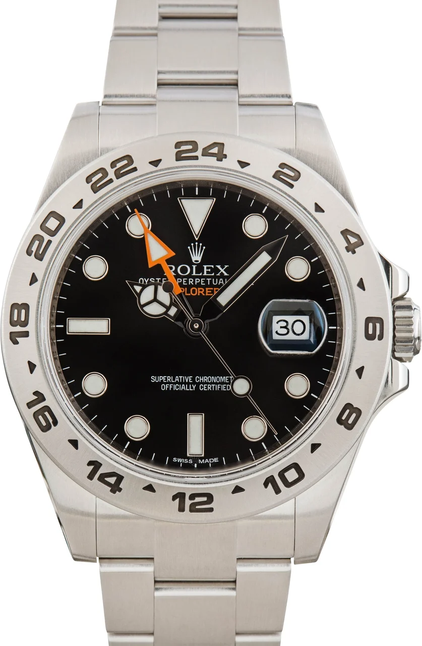 Rolex Explorer II 216570 Black Dial 216570BKSO 42 mm kol saati