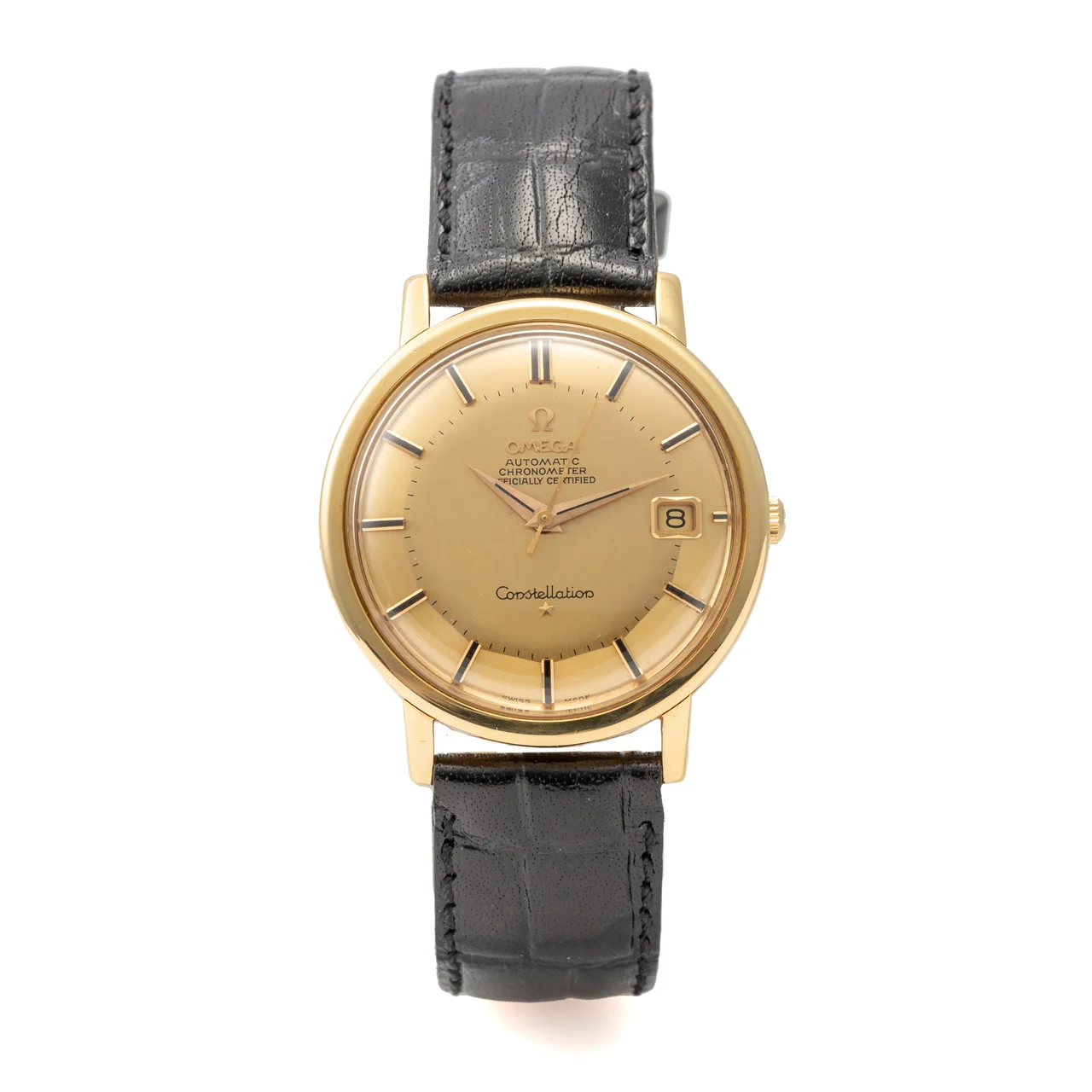 OMEGA OMEGA, REF. 168.004, CONSTELLATION, YELLOW GOLD kol saati