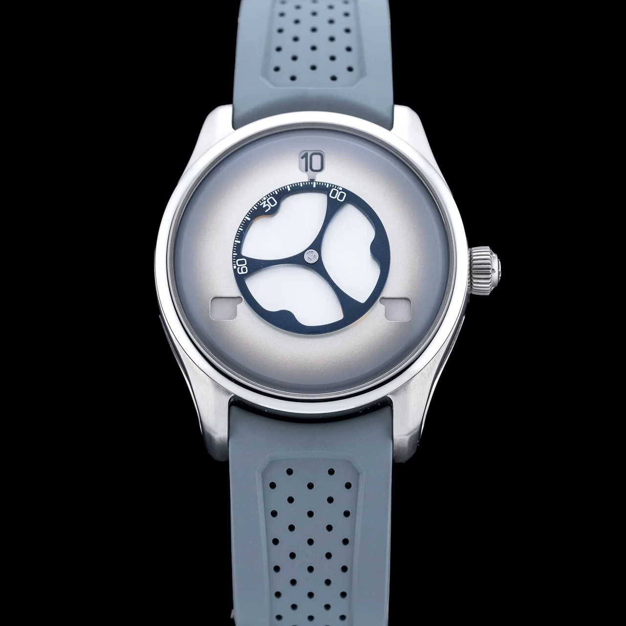 H. Moser & Cie. - Moser & Cie. 3240-1200 Flying Hours White Fumé Dial 210009N43570 kol saati
