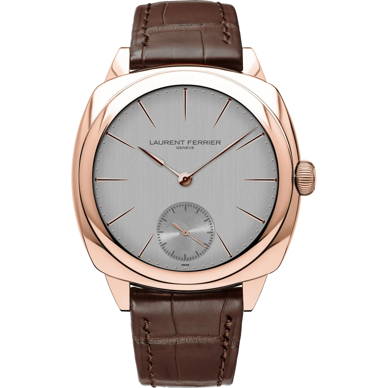 Laurent Ferrier Square Micro-Rotor Silver LCF013.R5.GR1 kol saati