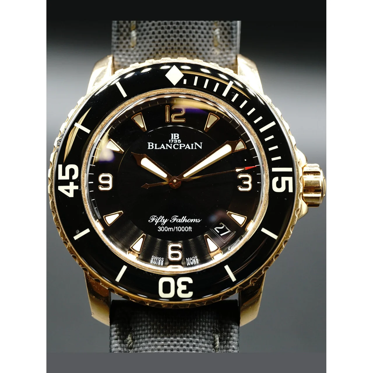 Blancpain Fifty Fathoms 5015-3630-52 210000019425 kol saati