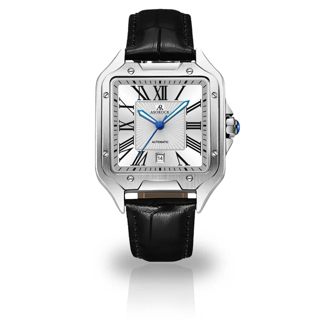 ASOROCK WATCHES Silver/White Diplomat (Pre-order ships out June 20th) kol saati