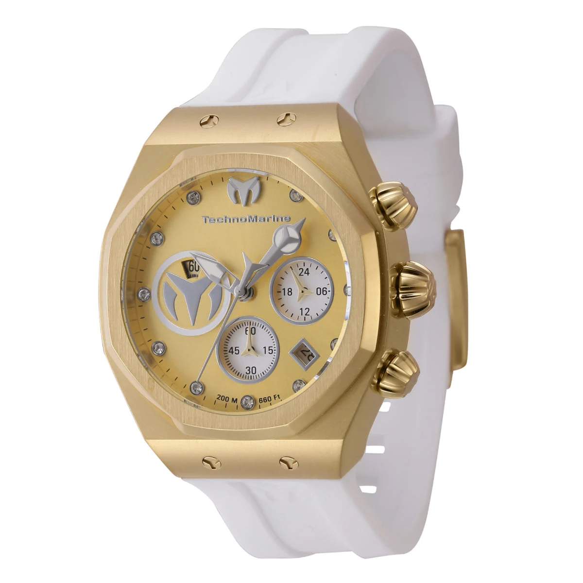 Technomarine Reef Sun Watch - 40mm, White (TM-523008) 40 mm kol saati