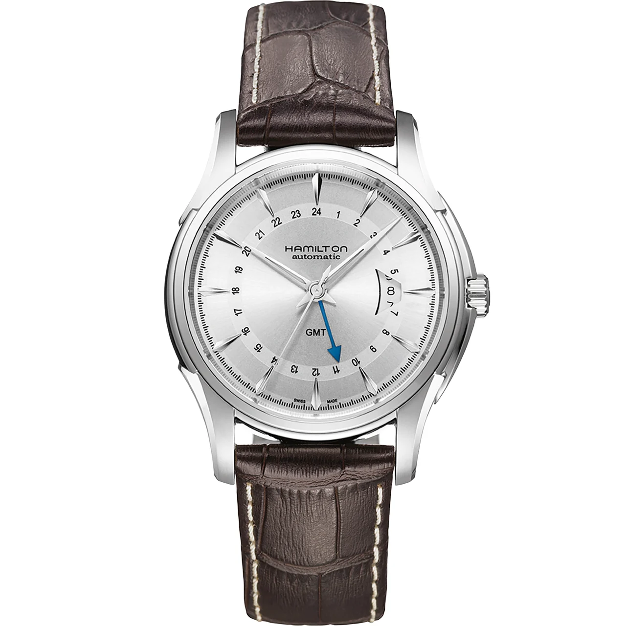 Hamilton Jazzmaster Traveler GMT Auto H32585551 42 mm kol saati