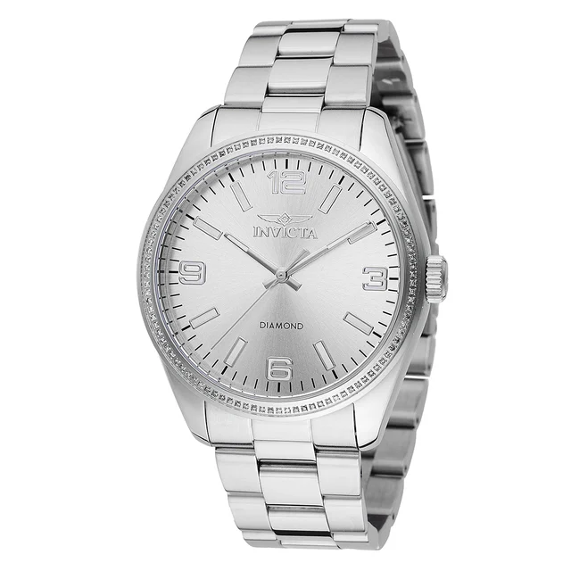 Invicta Elite Diamond 0.37 Carat Diamond Watch - 43mm, Steel (48734) kol saati