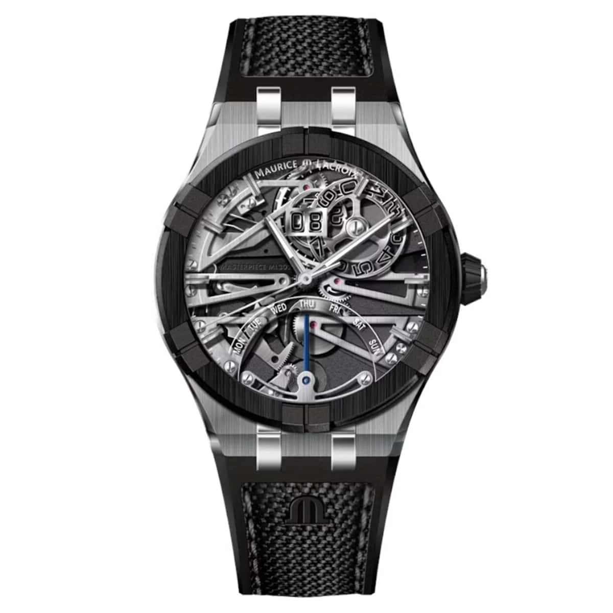 Maurice Lacroix AIKONIC Master Grand Date Retrograde AC8008-SSL20-090-2 43 mm kol saati