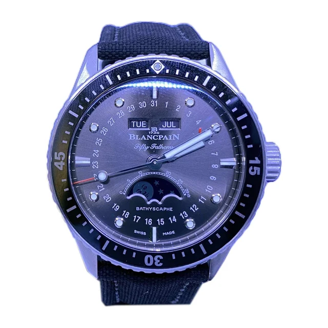 Blancpain Fifty Fathoms Bathyscaphe Quantieme Complet 5054-1110-B52A 210000018307 kol saat