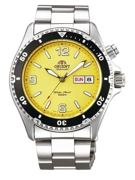 Orient Yellow Dial Automatic Dive Watch #CEM65001Y (Bumble Bee) kol saati