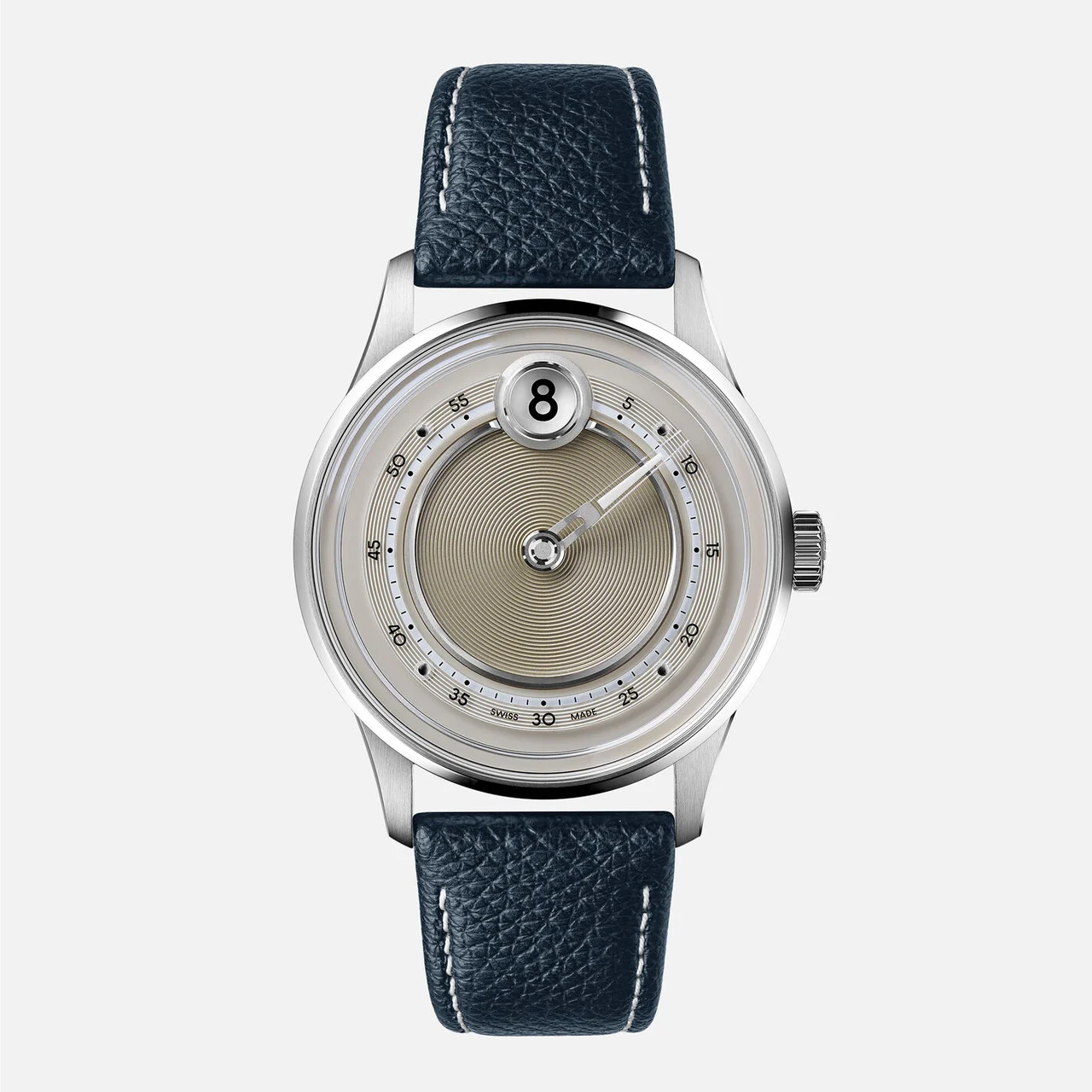 Christopher Ward Jump Hour Mk V C01-39AJH4-S00E0-MB 39 mm kol saati