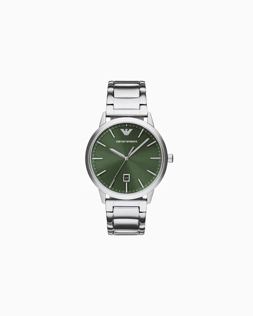 Emporio Armani Three-Hand Date Stainless Steel Watch AR11575 kol saati