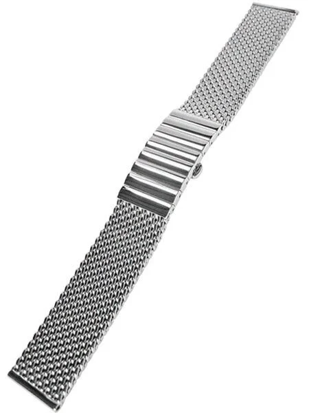 Staib Satin Finish Mesh Bracelet #STEEL-2792-6050PBM-S (Straight End, 22mm) 50 mm kol saati