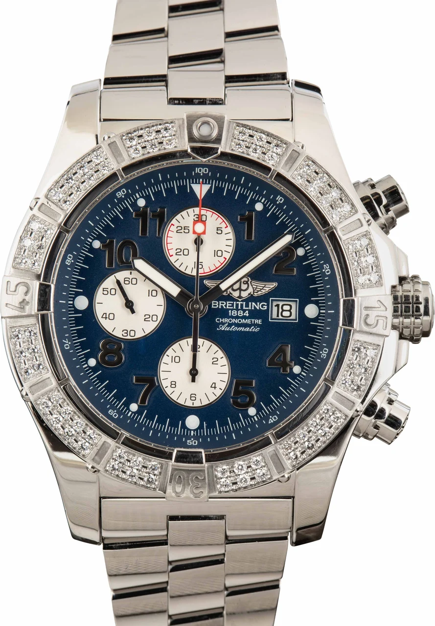 Breitling Super Avenger A13370 Stainless Steel A1337053/C615 48 mm kol saati