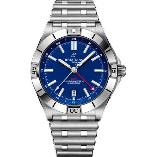 Breitling Chronomat Automatic GMT 40 NFL Buffalo Bills Edition A32398B21C1A1 40 mm kol saati