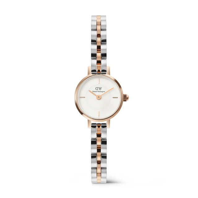 DANIEL WELLINGTON Petite Mini Arch 3-Link Two Tone Rose Gold DW00100924 kol saati