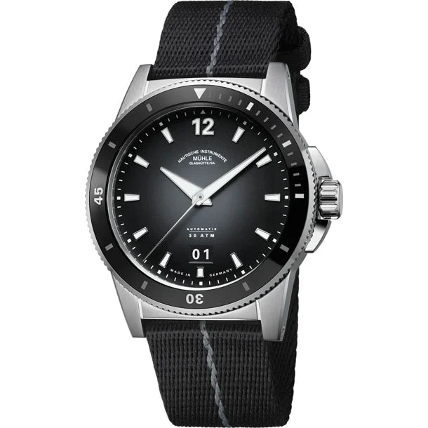 Muhle Glashutte Mühle Glasütte M1-52-43-NB Sportivo Big Date kol saati