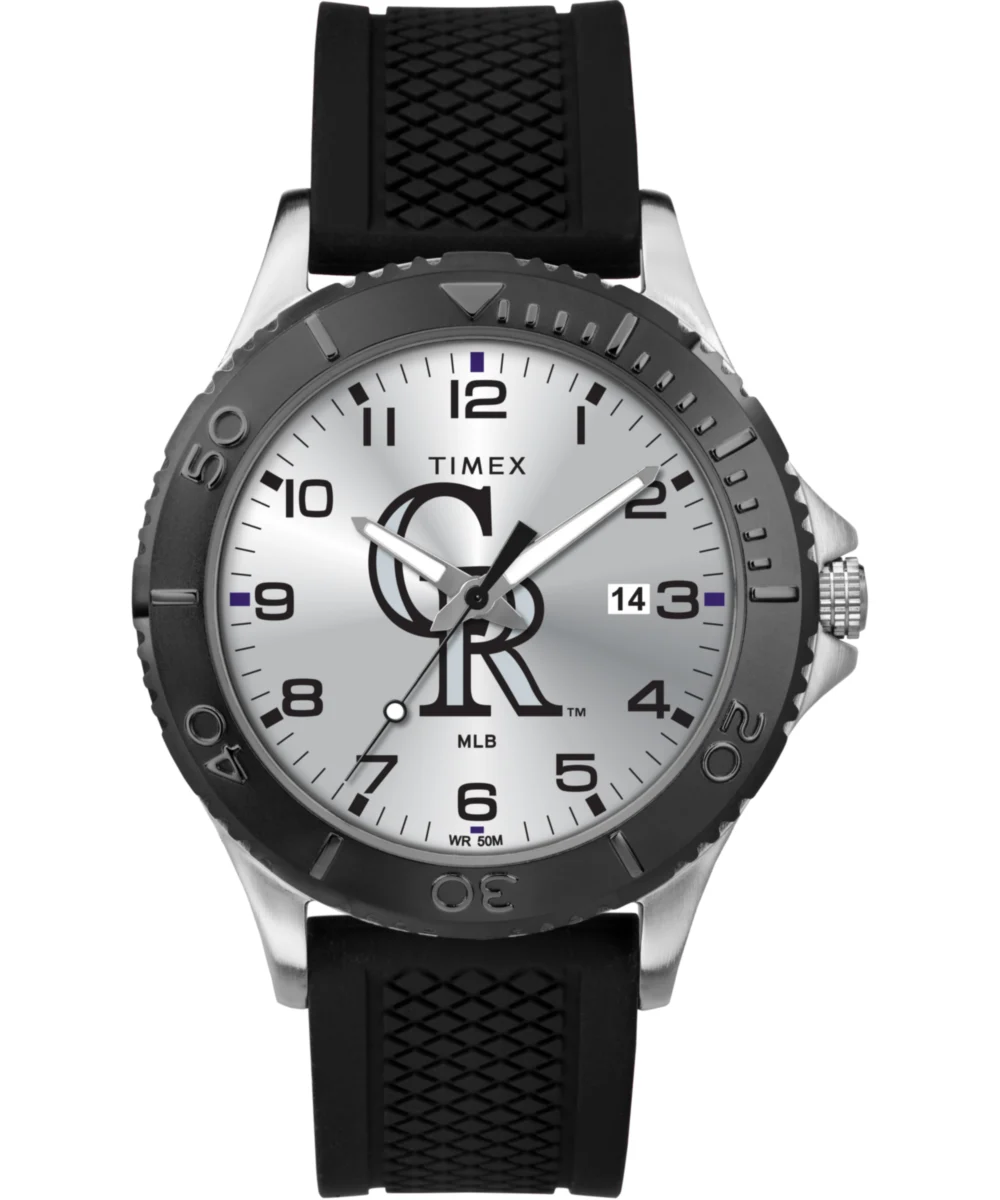 Timex Gamer Black Colorado Rockies TWZBROCMD 42 mm kol saati