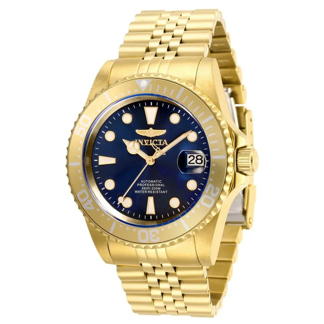 Invicta Pro Diver Navigator Automatic Watch - 42mm. Gold (30097) kol saati