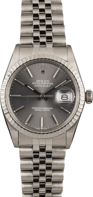 Rolex ROLEX REF. 16000, "OYSTER PERPETUAL DATEJUST", SAUDI ARABIA CREST, STAINLESS STEEL k