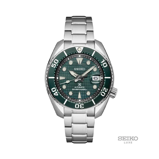 Seiko Prospex 45mm - Green on Bracelet SPB177 kol saati