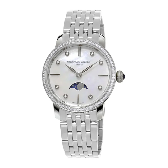 Frederique Constant Slimline Moonphase FC-206MPWD1SD6B kol saati