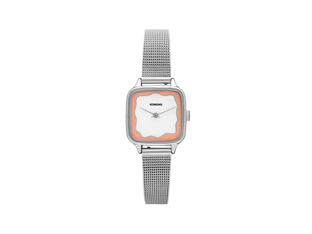Komono Kate Wave Royale Silver Blush KOM-W4292 kol saati
