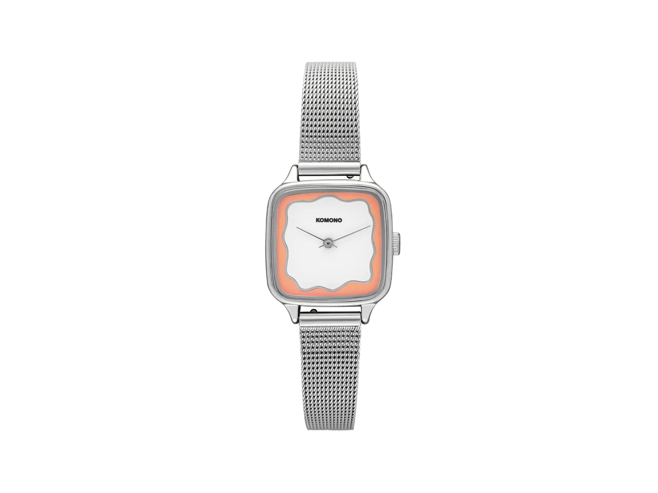 Komono Kate Wave Royale Silver Blush KOM-W4292 kol saati