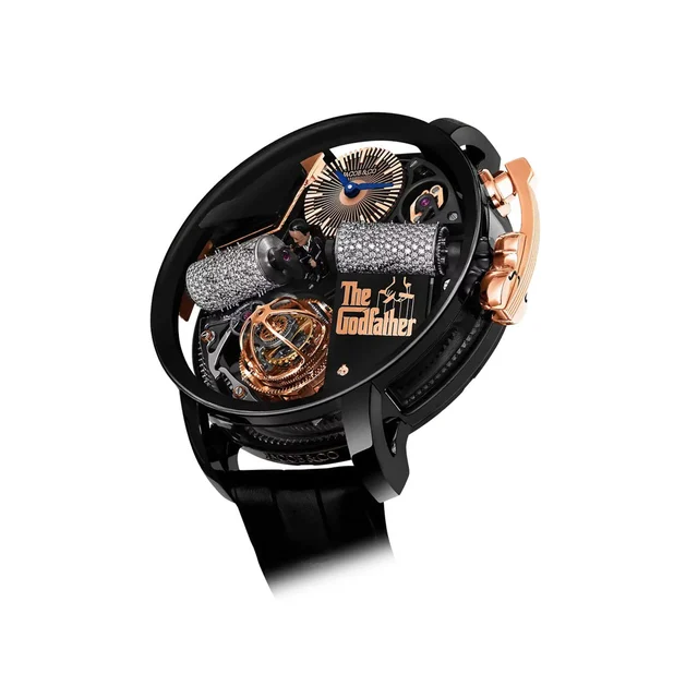 Jacob & Co. Jacob & Co. Opera Godfather Titanium DLC Diamonds OP110.21.AG.UB.A kol saati