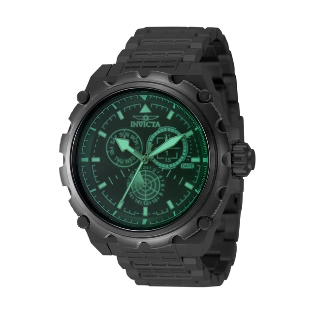 Invicta Coalition Forces Spline Command Watch - 50mm. Black (49202) kol saati
