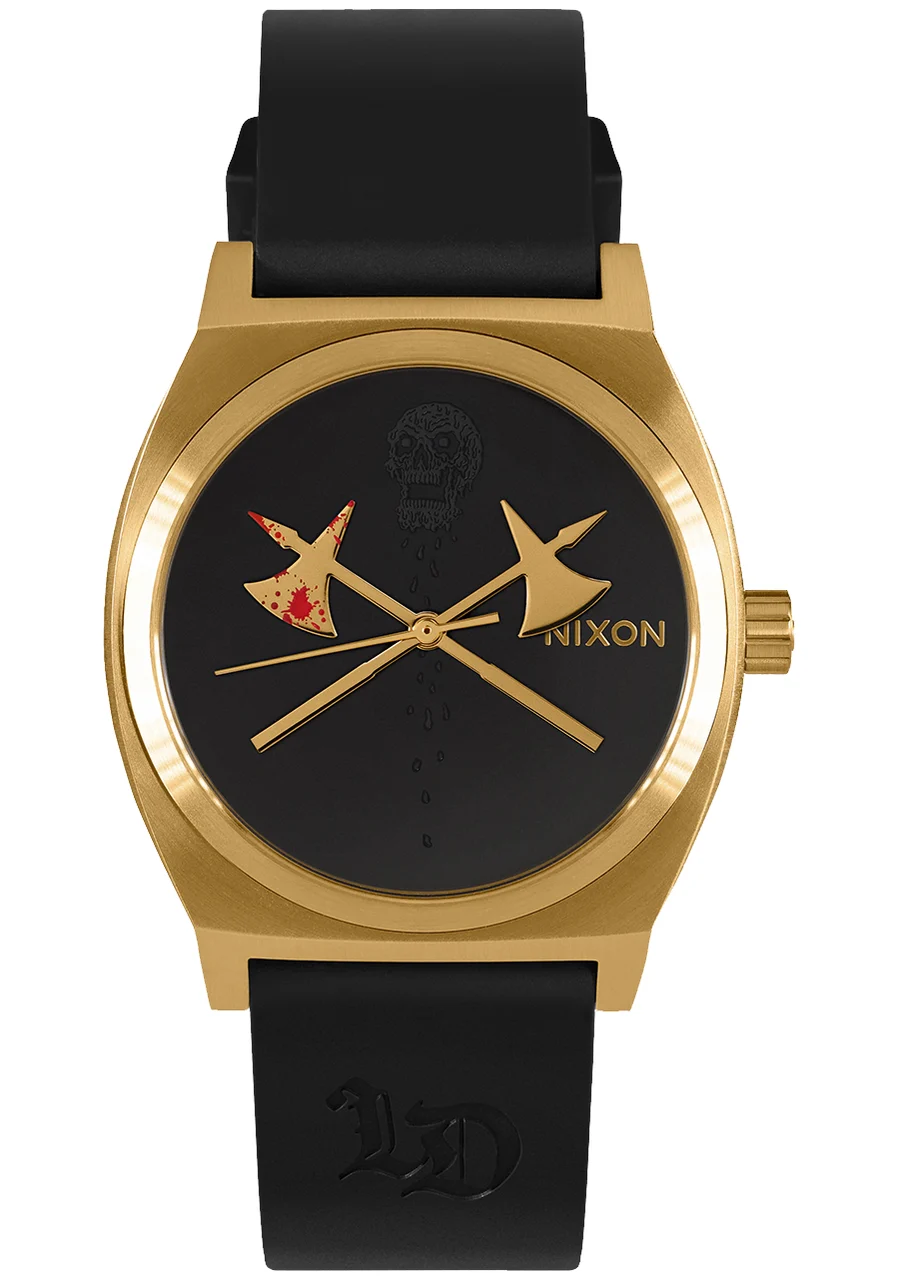 Nixon US Death Clock IV - Black / Gold A1445-010-00 kol saati