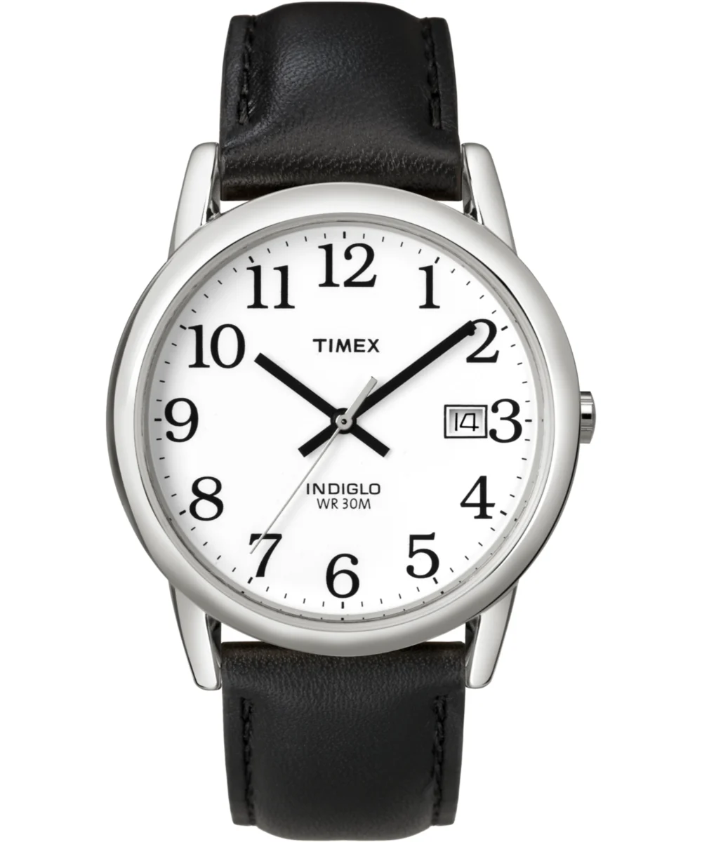 Timex Easy Reader 35mm Leather Strap Watch T2H281 35 mm kol saati