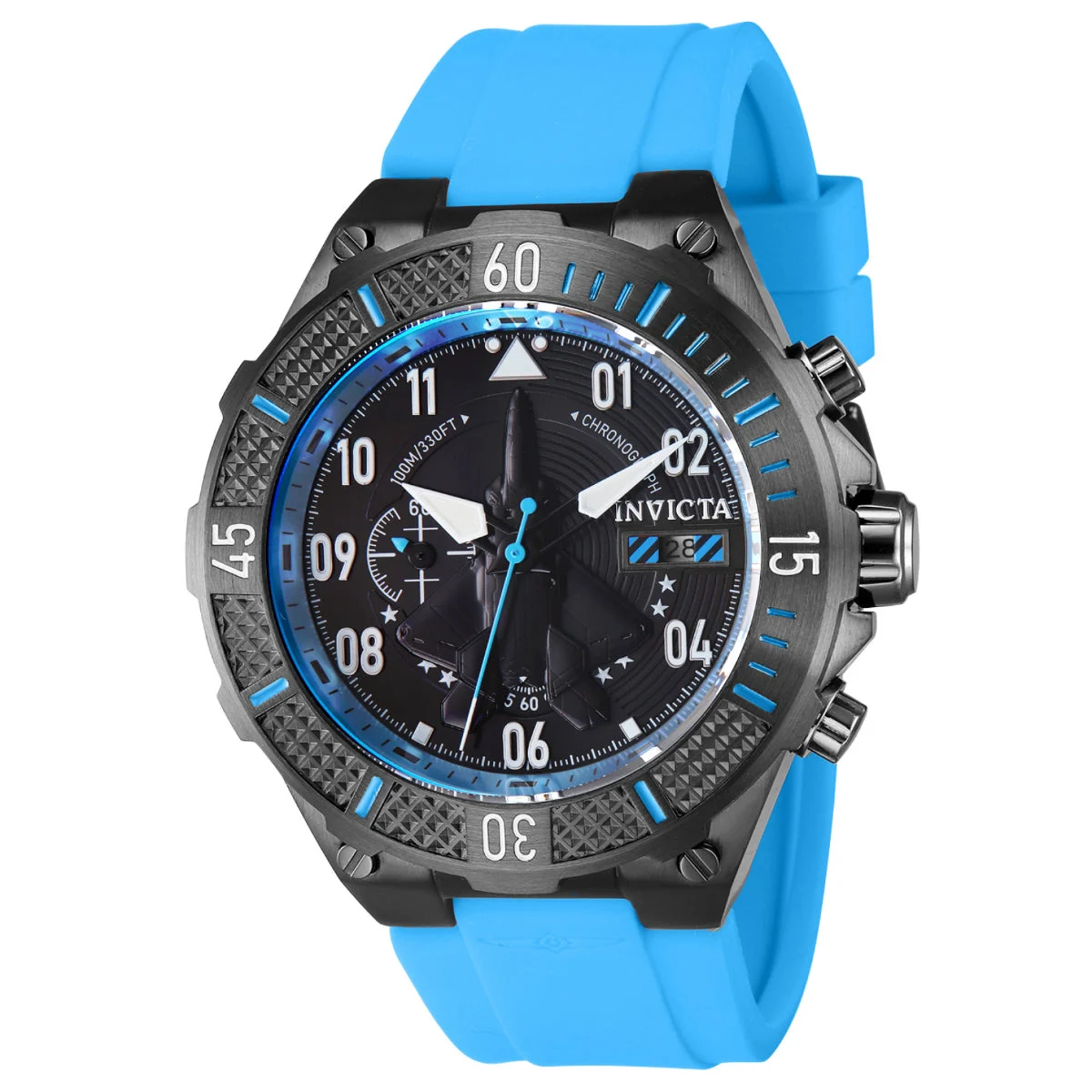 Invicta Aviator Ascend Watch - 50mm, Blue (ZG-39898) 50 mm kol saati