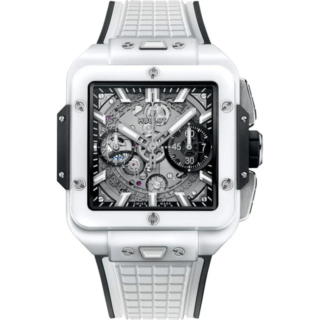 Hublot Square Bang Unico White Ceramic 821.HX.0170.RX kol saati