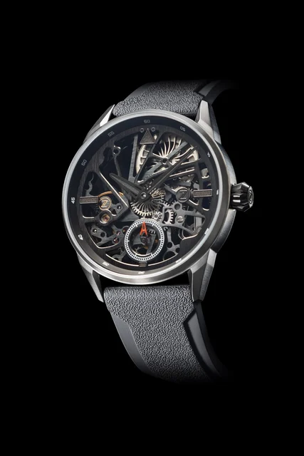 Zelos Skyraider 2 Tantalum Skeleton Limited Edition kol saati